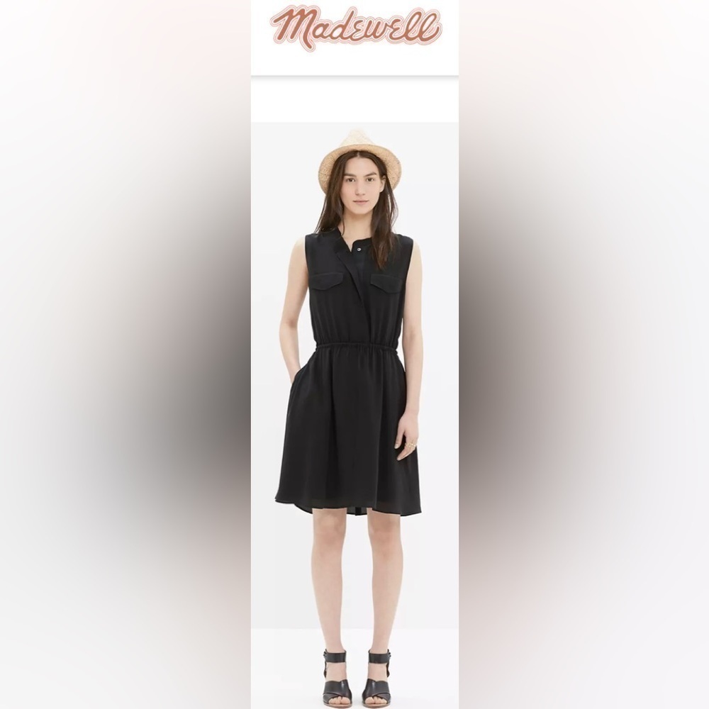 Madewell Silk Journey Shirtdress